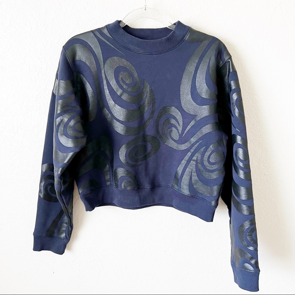 Acne studios bird all over pullover sweater size small